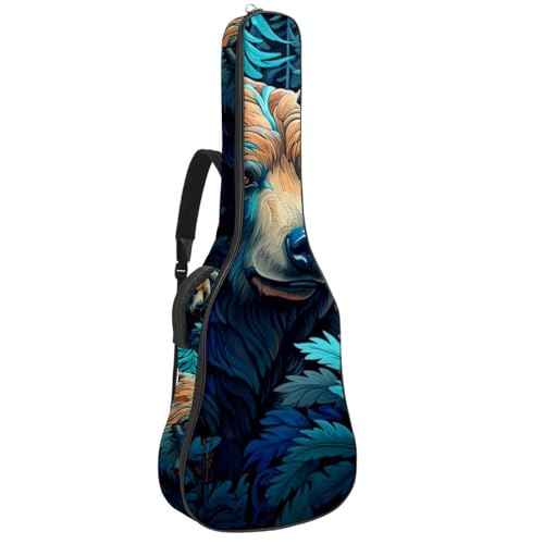 JRHEJTHH Housse de guitare acoustique imperméable et pliable avec bandoulière réglable pour guitare acoustique de 101,6 cm, 104,4 cm, 106,7 cm d’épaisseur, rembourrage animal, motif élan, - Les Beatles, Paul McCartney, John Lennon, RIngo Starr, George Harrison JRHEJTHH Housse de guitare acoustique imperméable et pliable avec bandoulière réglable pour guitare acoustique de 101,6 cm, 104,4 cm, 106,7 cm d'épaisseur, rembourrage animal, motif élan,