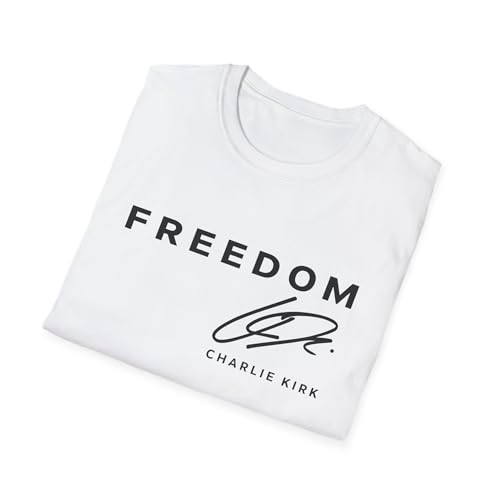 Freedom, Charlie Kirk Signature T-Shirt, I Am Charli Kirk Supporter Shirt