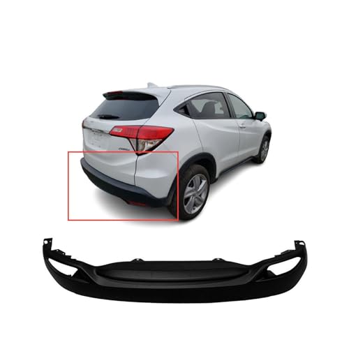 Image of FitParts Compatible with Honda HR-V 2019-2020 Rear Bumper Cover | Textured, OEM 04715T7WA80, HO1100318