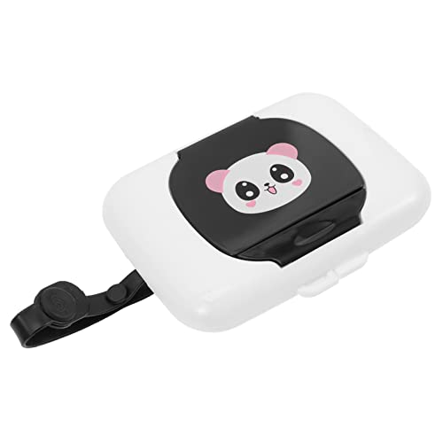 ERINGOGO Refillable Wet Tissue Storage Box Portable Wipe Holder with Rope for Cribs Strollers and Tables Easy to Clean Dispenser for Go Parents