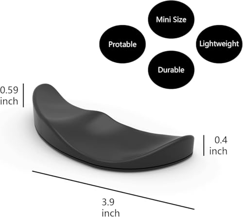 Image of Wrist Rest for Mouse, Right-Handed Silicone Ergonomic Mouse Wrist Rest Gaming Mouse Wrist Support for Office Computer Laptop Gaming, Relief Sliding Gliding Wrist Pad