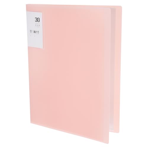 Carpeta de 30 bolsillos muestra 60 paginas para organizar apuntes de estudiantes