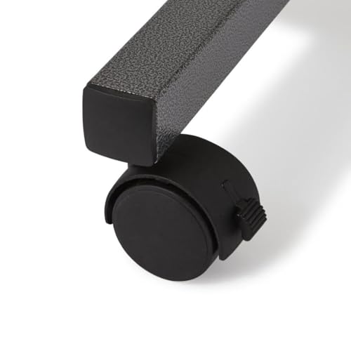 image for Medline Adjustable Overbed Bedside Table with Wheels, Great for Hospit