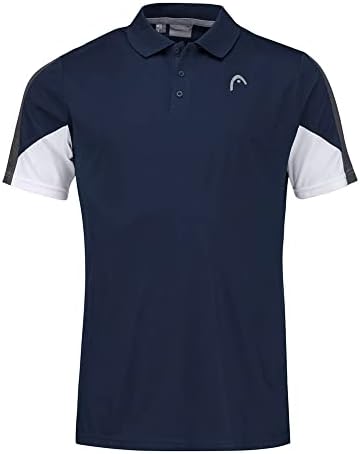 HEAD Men’s Club Tech Polo Shirt, Mens Polo Shirt (Pack of 1)