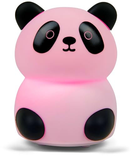 Lámpara de noche recargable con diseño de panda y balón miniatura 3