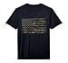 Mens Camo Volleyball Camourflage USA Flag Player Coach Performance T-Shirt