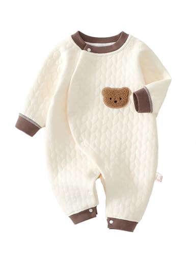 TootyTots Neugeborene Unisex Strampler, Langarm Overall 100% Baumwolle Weich & Bequem, Für Außenkleidung & Täglichen Gebrauch, Ideal für Alle Jahreszeiten