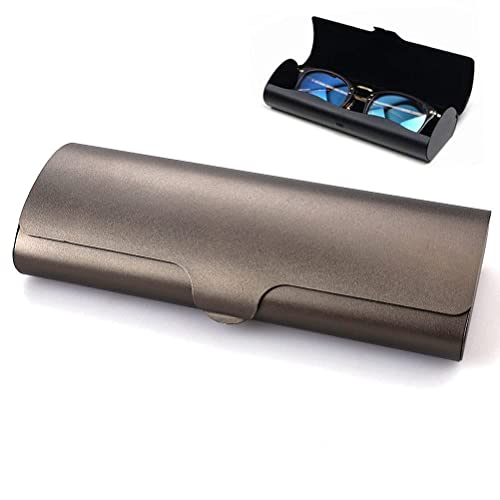 1 STück Dünnes Brillenetui aus Aluminium, Hartschalen Brillenetui, Sonnenbrillenetui, Einfach und schön, leicht und tragbar, für Brillen aufbewahren Cover
