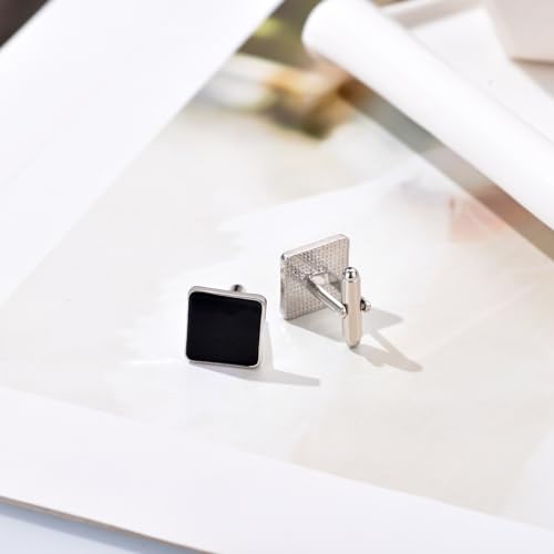 Mancuernillas para hombre elegantes estilo francés miniatura 5