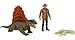 Jurassic World Dominion Dr Alan Grant & Dimetrodon Human and Dino Pack with 2 Action Figures, Toy Gift Set and Collectible