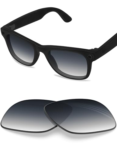 Image of BLAZERBUCK Photochromic Replacement Lenses Compatible with Ray-Ban Meta Wayfarer RW4006 | RW4012 (Gen 2) 50mm Smart Glasses