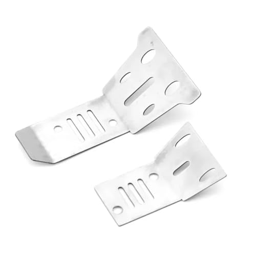 Accessoires Mojave Grom 1/14 Arrma : blindage châssis en inox brossé durable