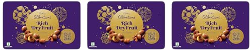 Image of Cadbury Celebrations Rich Dry Fruit Collection Chocolate Gift Box, 177 g (Pack of 3)