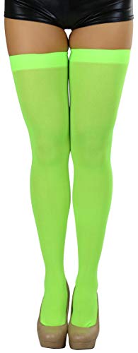 Image of ToBeInStyle Women's Nylon Thigh High Schoolgirl Opaque Stockings