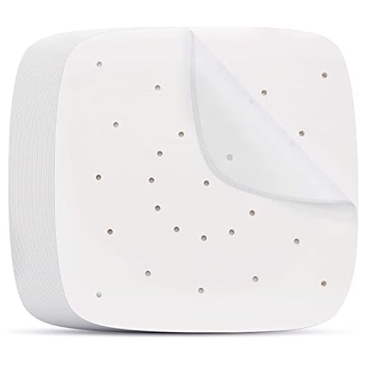 Carta Forno per Friggitrice ad Aria,Skoye 100 Pezzi Quadrati per Friggitrice ad Aria Inserti Antiaderenti Carta da Forno Perforata,Carta Pergamena Perforata per Friggitrice ad Aria(Bianco, 9"/22.9cm)