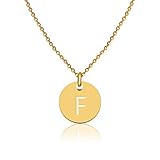 ✅ EDLE 18K VERGOLDUNG: Lass Dich von hochwertigem Material und bester Verarbeitung überzeugen. Das edle Finish in Gold erhält der Initialschmuck durch eine 18 Karat Vergoldung.