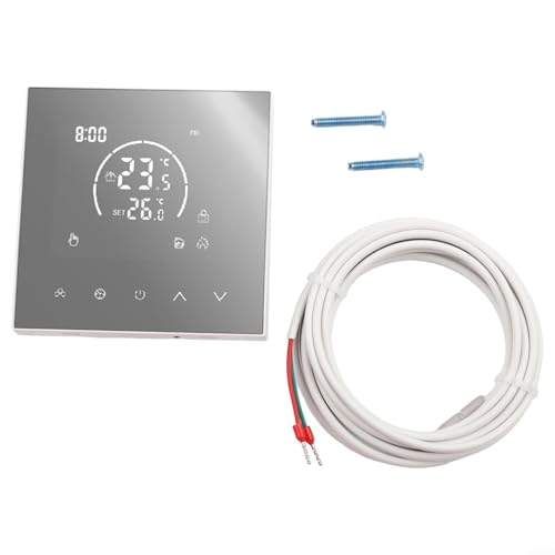 WIIYENA Panel de control programable de calefacción por suelo eléctrico con características de seguridad, calefacción eléctrica