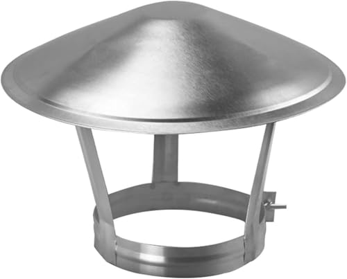 Capuchon de protection pour tuyau de toit avec cerceau réglable adaptable