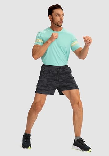 Image of G Gradual Men's Gym Workout Shorts Zipper Pockets 5 inch / 7 inch Quick Dry Breathable Runing Athletic Short for Men