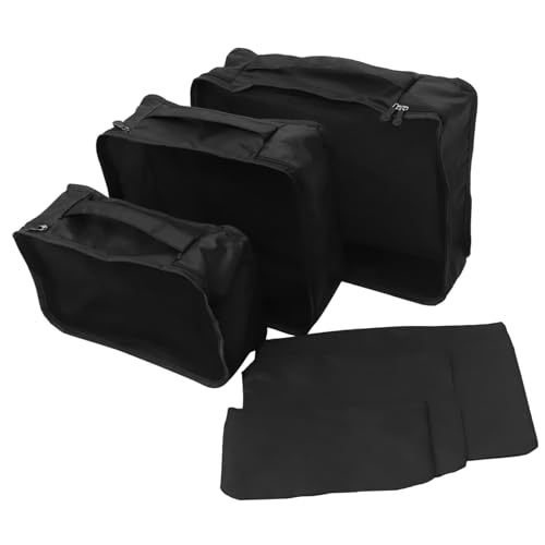 Versatile Oxford Fabric Storage Bags 6pcs Closet Organizers Windowed Design Clothes Storage Bin Home Tidy