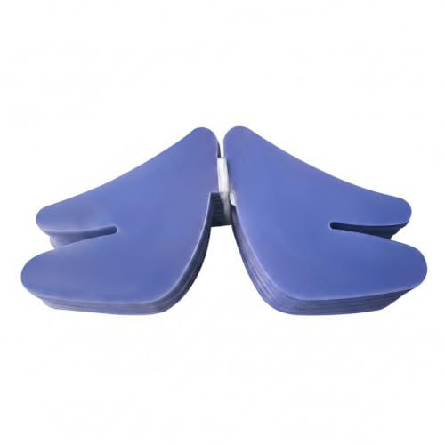 Flexible PVC Shirt Collar Stays, Durable Inserts for Dress Shirts, Assorted Sizes, 200 Pack
