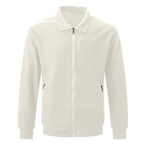 SRZYMJ Beige Übergangsjacke Herren Softshelljacke