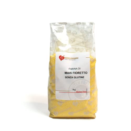 BONGIOVANNI FARINE E BONTA' NATURALI Farina Di Mais Fioretto Senza Glutine, 1 kg