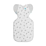 Love to Dream Swaddle Up Transition Swaddle, Patented Zip-Off Wings, Gently Help Baby Transition from Being Swaddled to Arms Free When Showing Signs of Rolling, 1.0 TOG, 13-19 lbs, Rainbow Dream