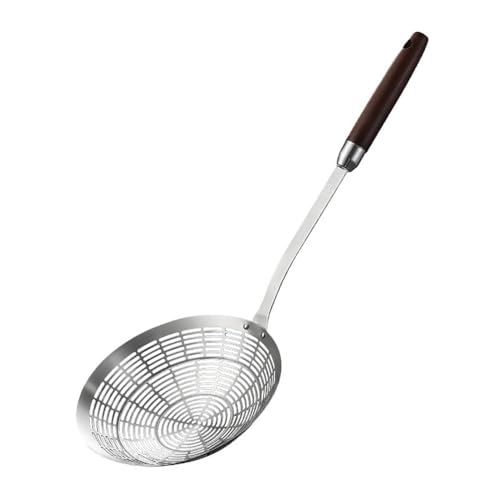 Cucchiaio filtrante a manico lungo, in acciaio inox, a forma di ragno, utilizzato per cucinare e friggere in cucina, filtro dell'olio, pasta, A, 16