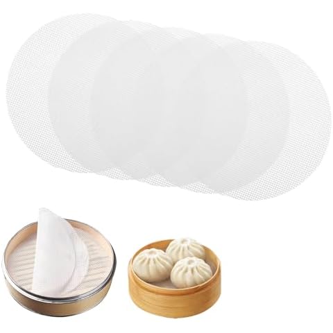 5pcs Non-Stick Silicone Steamer Mats Cover