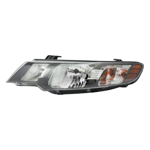 Fits 2010 2011 2012 2013 For Kia Forte EX LX SX & Forte Koup EX SX Halogen Headlight, 12V Front Left Driver Side Headlamp Clear Lens Headlamp Direct Replacement - 921011M030 (Bulb Not Included)