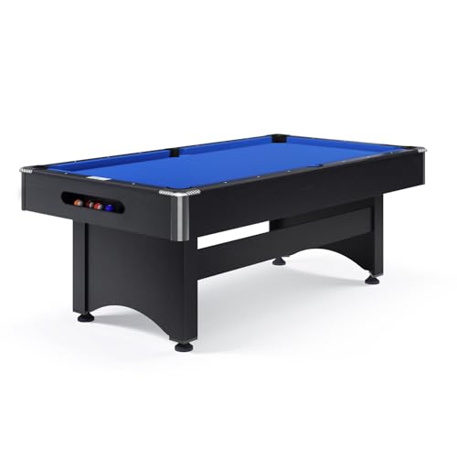 Sportime Pool Billardtisch Galant | 8 ft | Pooltisch mit Punktzählwerk, Kugelrücklaufsystem, Naturkautschuk Banden | Spielfläche 224x112 cm | Royal-Blau | Markenqualität Sportime Pool Billardtisch Galant | 8 ft | Pooltisch mit Punktzählwerk, Kugelrücklaufsystem, Naturkautschuk Banden | Spielfläche 224x112 cm | Royal-Blau | Markenqualität