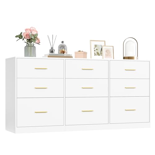 VASAGLE Custos Collection - Commode de Chambre, Armoire à Tiroirs pour Dressing, Style Moderne,...