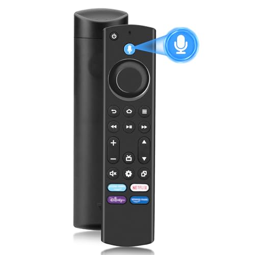 Replacement Voice Remote Control for AMZ Smart TV Cube(1st Gen, 2nd Gen, 3rd Gen),for AMZ Smart TV Stick(4k, 2nd Gen, 3rd Gen, Life), AMZ/Insignia/Pioneer/Toshiba Smart TVs