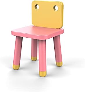SITAKE Toddler Chair,Durable Solid Desk Chair,Color-blocked Safe Children Chairs for Playroom Nursery Preschool Kindergarten (Pink)