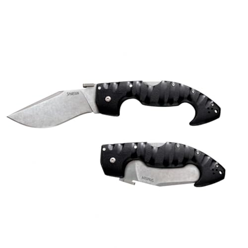 Image of COLD STEEL Spartan 4.5 in Japanese AUS10A Blade Tactical Pocket Folding Knife w /Tri-Ad Lock and Griv-Ex Handle w /Steel Liners