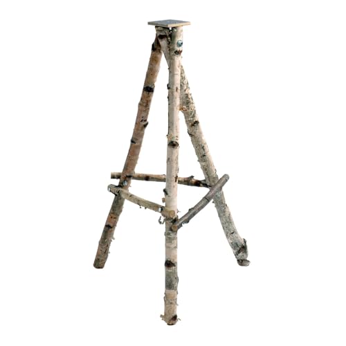 Vogelhausständer Birke, dreibeinig, 120 cm hoch