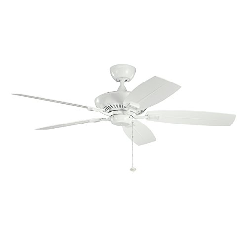 Best Seller Kichler 310192WH 52-Inch Canfield Patio Fan, White Best Seller Kichler 310192WH 52-Inch Canfield Patio Fan, White