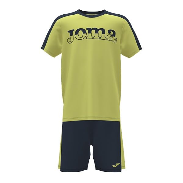 Joma Conjunto Niño Stripe Set Fluor Yellow Navy. 500516.069 (10 años)