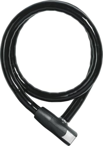 Abus Steel-O-Flex Centuro 860 – Antivol Câble Blindé 110 Cm Niveau 7 – Avec Support QuickSnap, Noir