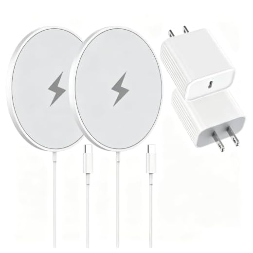 Magnetic Wireless Charger Fast Apple Mag-Safe Charger for iPhone 16 Pro Max/16 Pro/iPhone 15Pro Max/15 Plus/14/13/12/AirPods 3/2/Pro/Pro 2 Magnet Charging Pad Mag Safe Chargerwith Dual Charging Ports