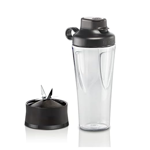 Bosch Hausgeräte Para Robot de Cocina Optimum y batidora VitaPower Series 4 Botella para Llevar, Tritan Cuchillas de Acero, Transparente y Negro