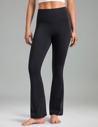 Colorfulkoala Dreamlux Mini Flare Leggings with Pockets 27.5"/29.5"/31.5" No Front Seam High Waisted Bootcut Yoga Pants2
