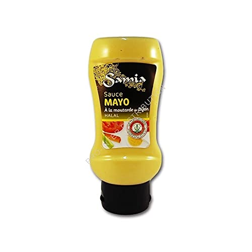 Samia Salsa Halal Mayo con Mostaza de Dijon 350 ml (lote de 4)