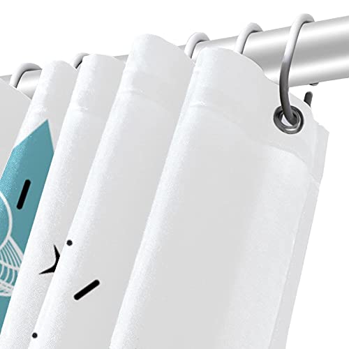 Rideau de douche carlin imperméable 183x183 cm avec oeillets renforcés