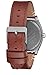 NIXON Time Teller A1373 - Lt Gunmetal/Basalt/Sienna - 100m Water Resistant Men's Analog Fashion Watch (37mm Watch Face, 20mm-18mm Leather Band)