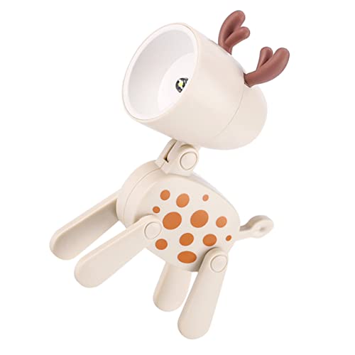 OSALADI Nachtlicht Mit Hirsch-design Led-nachtlampe Für Schlafzimmer Kreatives Dekoratives Mini-licht Verstellbarer Kopf Und Körper Geeignet Als Geschenk Für Junge Mädchen Und Erwachsene
