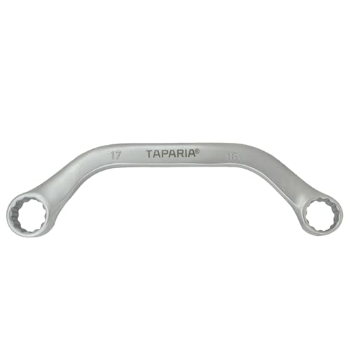 TAPARIA Half-Moon Spanners 16 x 17mm, Curved design Spanner for Loosening and Tightening nuts & bolts, Easy Access in Tight Spaces, Ideal for Automotive, DIY & Industrial Use (B0DCSP71M9) Amazon Price History, Amazon Price Tracker