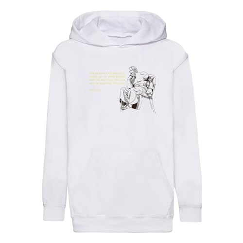 Sweat à capuche enfant premium collection sagesse et philosophie de Socrate