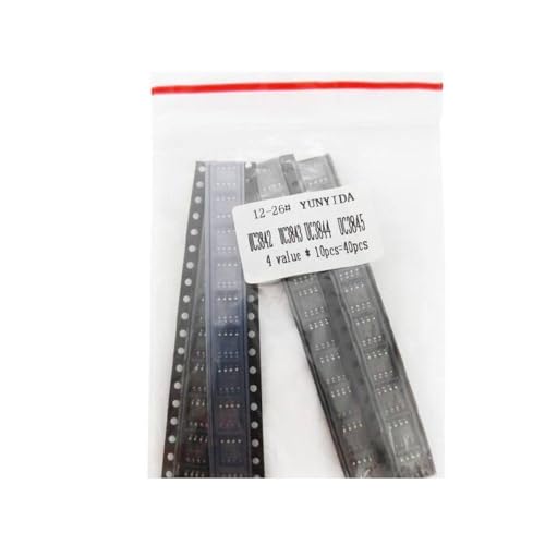 40 PCS = 4 Kinds * 10 PCS UC3842 UC3843 UC3844 UC3845 SOP Each 10 PCS kit (12-26)